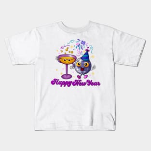 Happy New Year friends Kids T-Shirt